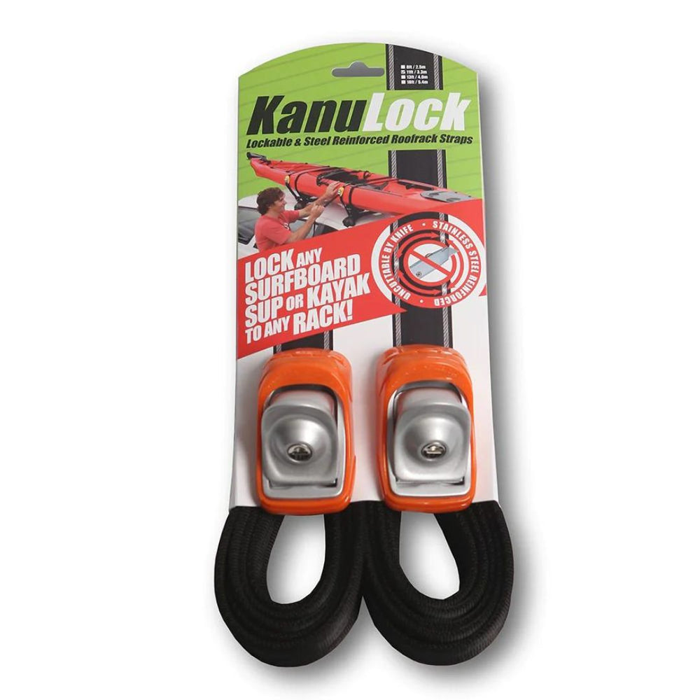 Studio Photo of Kanulock Lockable Tie Down Roof Rack Straps