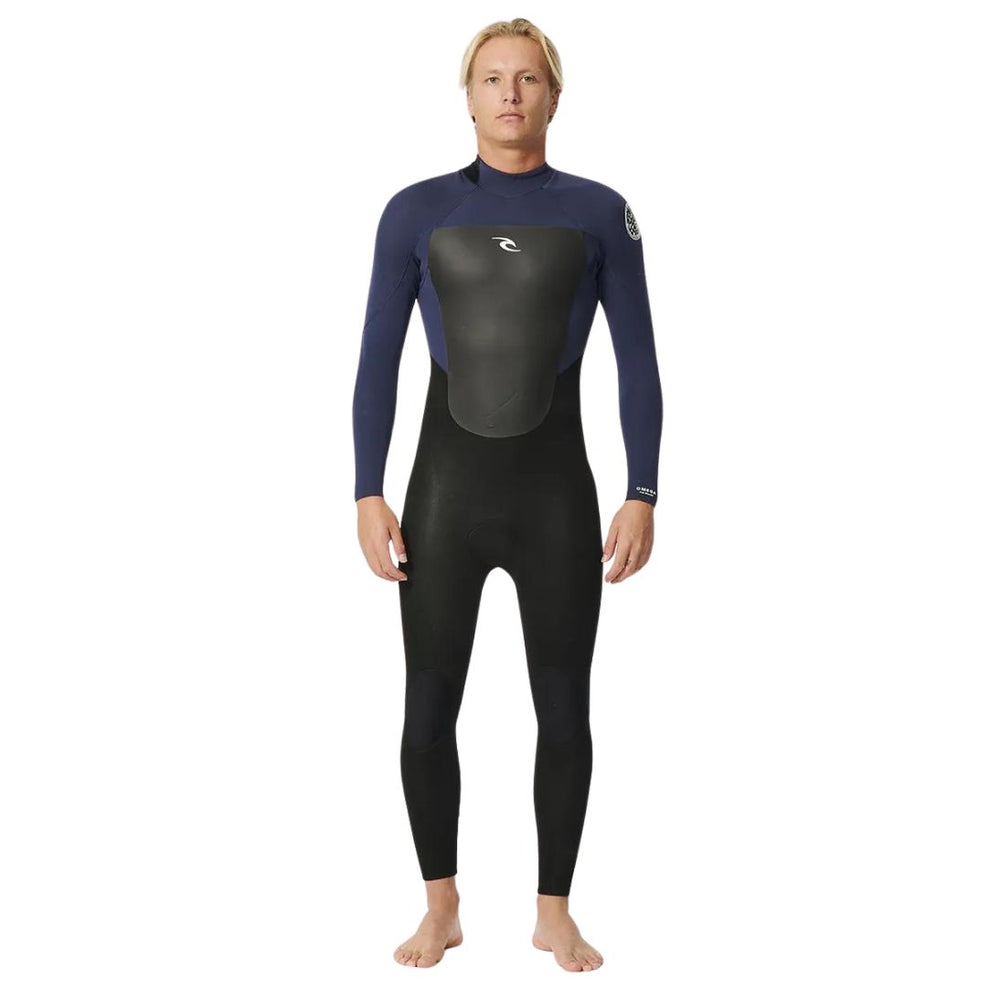 Studio Photo of Rip Curl Mens Omega 4/3mm Back Zip Wetsuit