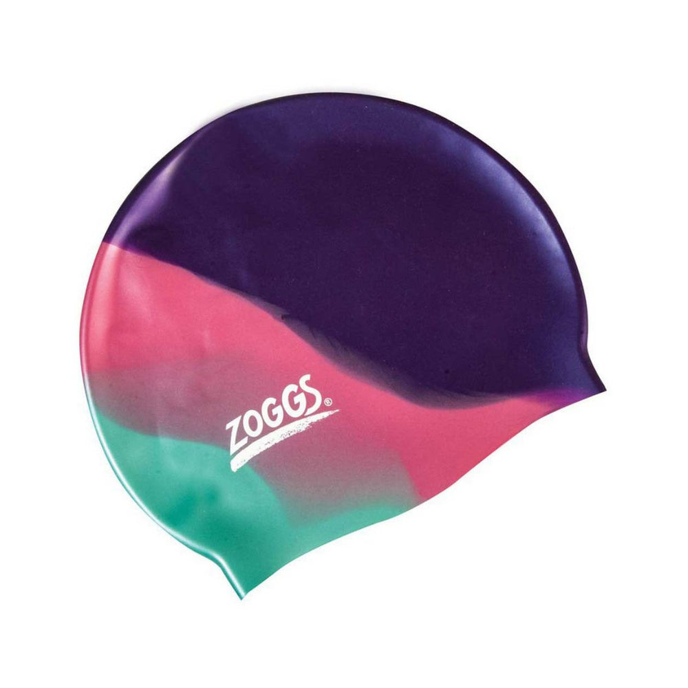 Studio Photo of multi colour Zoggs Junior Silicone Swimming Cap